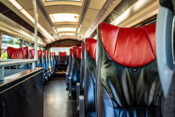 motor coach interior