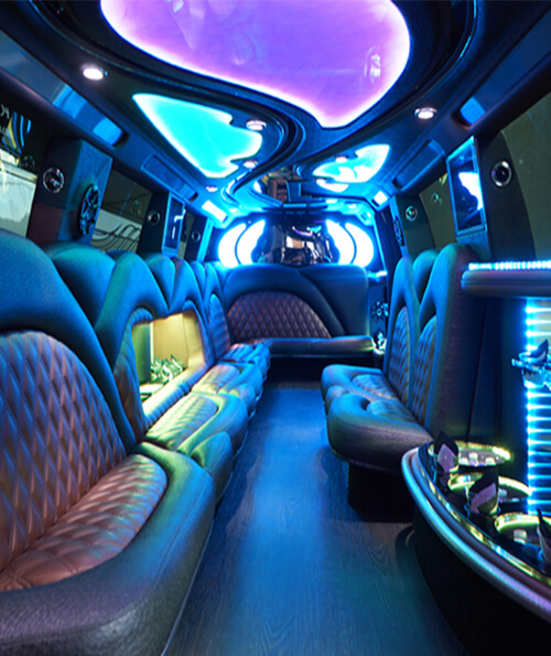 Greensboro limo interior