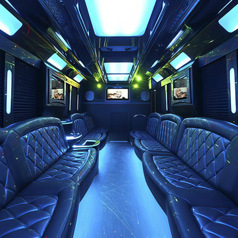 party bus interior